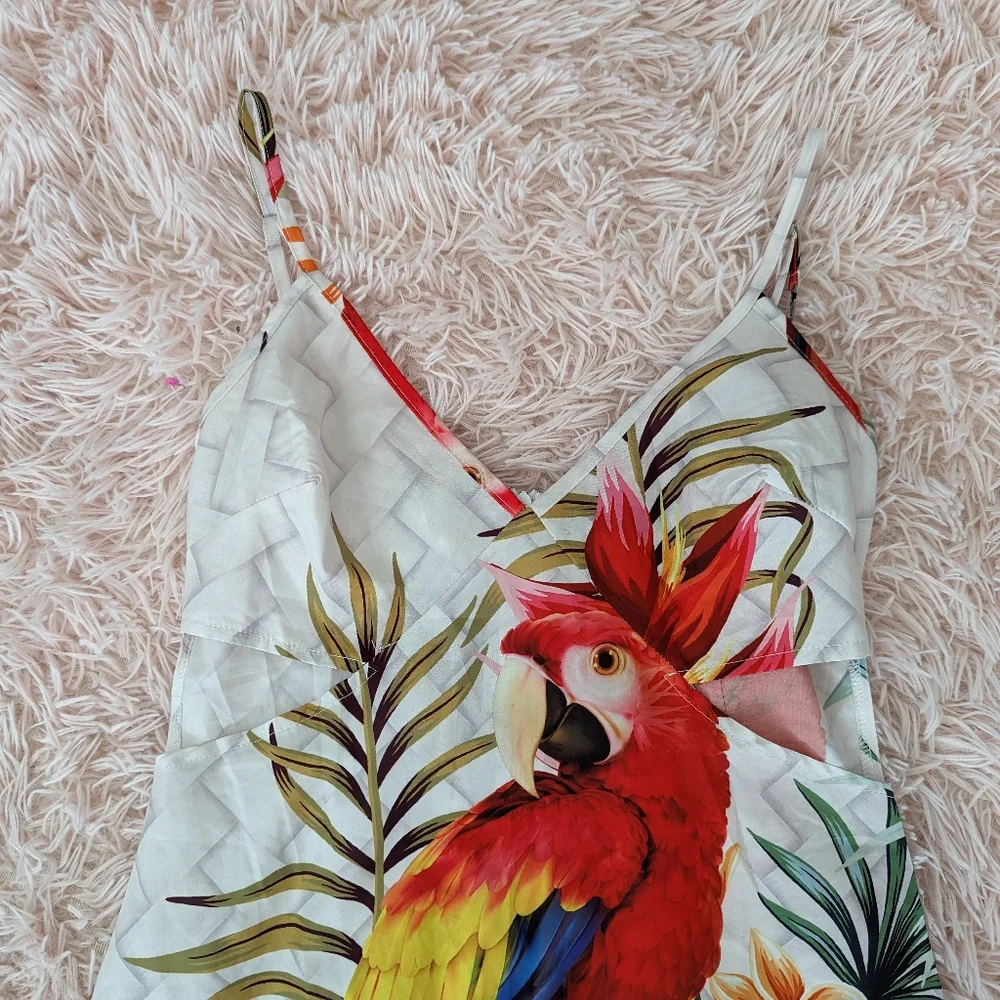 Chic Me M toucan summer mini dress - Picture 5 of 7
